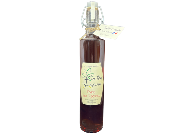 Le rhum arrangé - Fraise aux 3 poivres