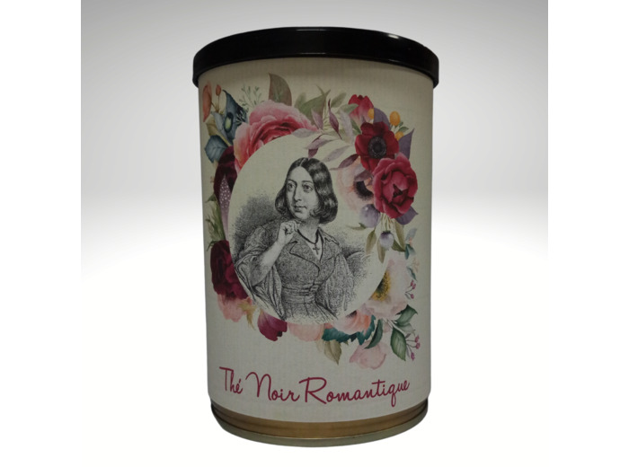 Thé noir Romantique - Thé noir parfumé à la rose - 100gr - Produit local - Le Croquet de Charost