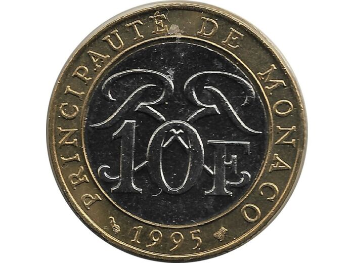 MONACO 10 FRANCS 1995 BU