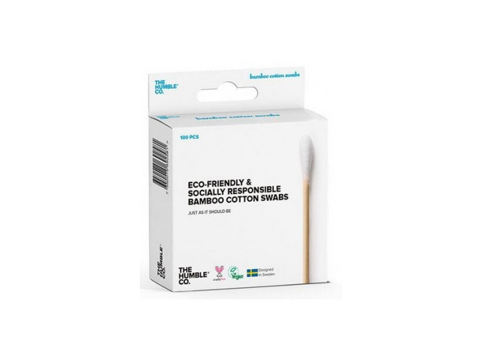 Cotons tiges naturels bambou Blanc