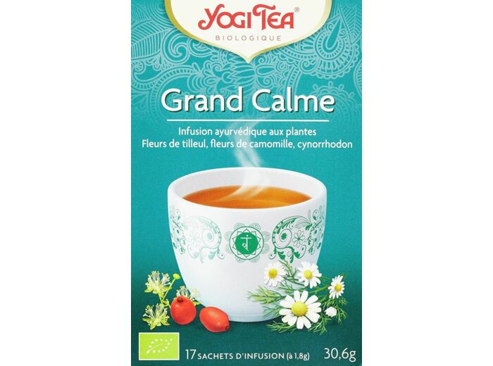 Tisane ayurveda grand calme 17x1,8g Yogi Tea