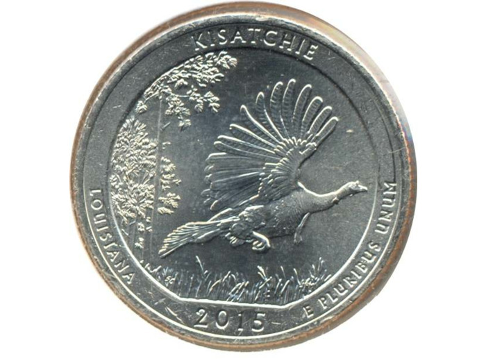 AMERIQUE (U.S.A) 1/4 DOLLAR 2015 D KISATCHIE SUP