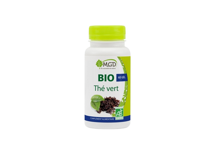 Thé vert bio-60 gélules-MGD
