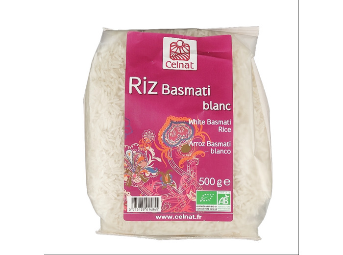 Riz Basmati Blanc 500g Bio