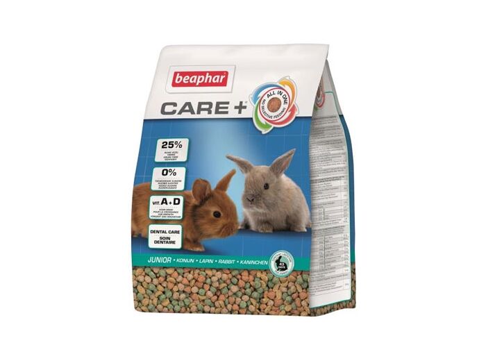Alimentation extrudée CARE+ pour lapin junior - 1,5kg