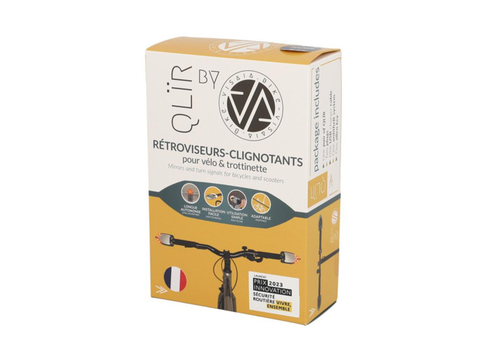 Rétroviseur vélo / trottinette clignotant