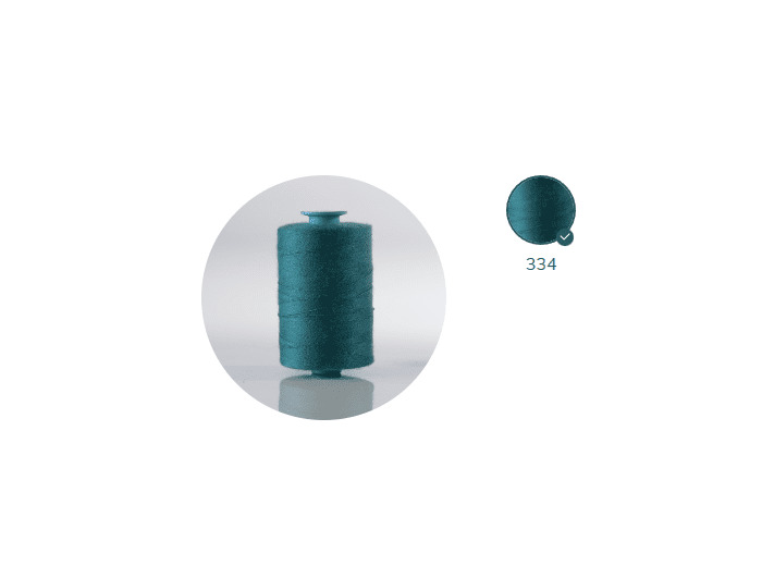 ZX 35 - 334 JADE FIL À COUDRE 100% POLYESTER TRÈS RÉSISTANT bobine 500m