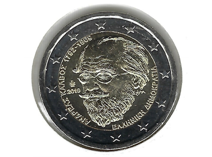 GRECE 2019 2 EURO COMMEMORATIVE KALVOS SUP