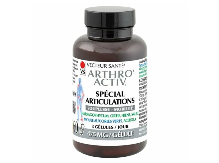 Arthro'activ-spécial articulations-60 ou 180 gélules-Vecteur santé