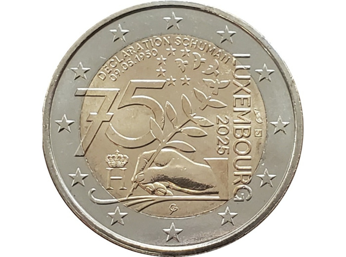 LUXEMBOURG 2025 2 €URO SCHUMAN UNC