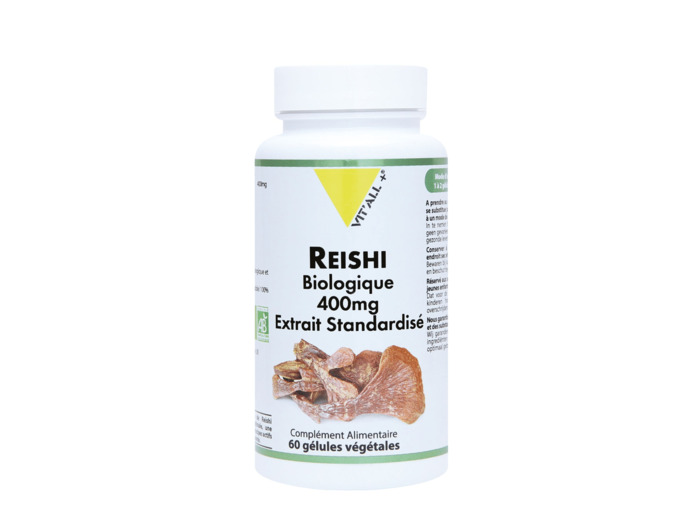 Reishi bio 400mg-60 gélules-Vit'all+