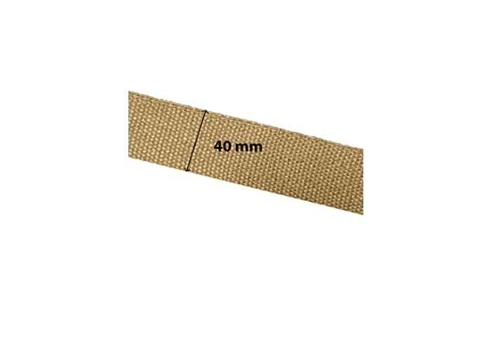 Sangle jute 40mm au mètre lineaire P40SANML