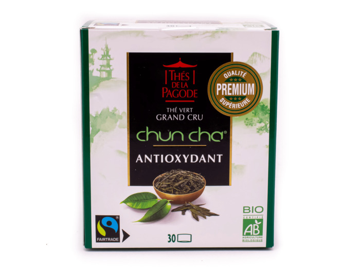Thé Vert Grand Cru Chun Cha Antioxydant Bio 30 sachets