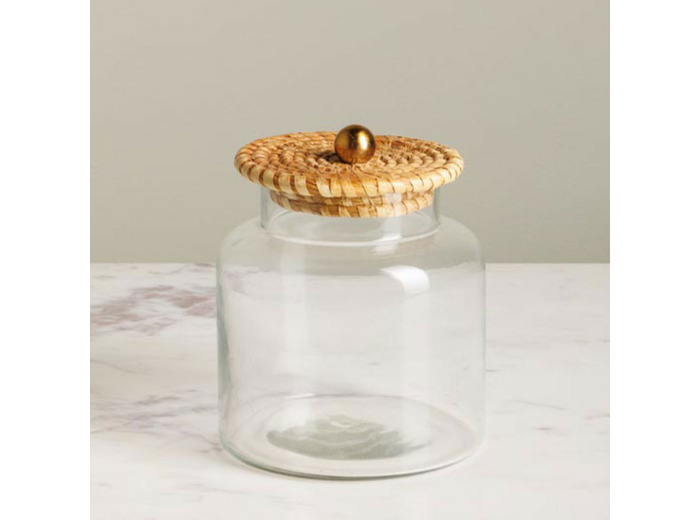 Petit bocal verre Provence 15x12cm