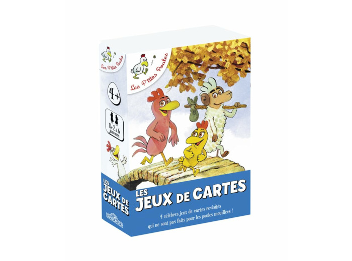 LES P'TITES POULES - LES JEUX DE CARTES