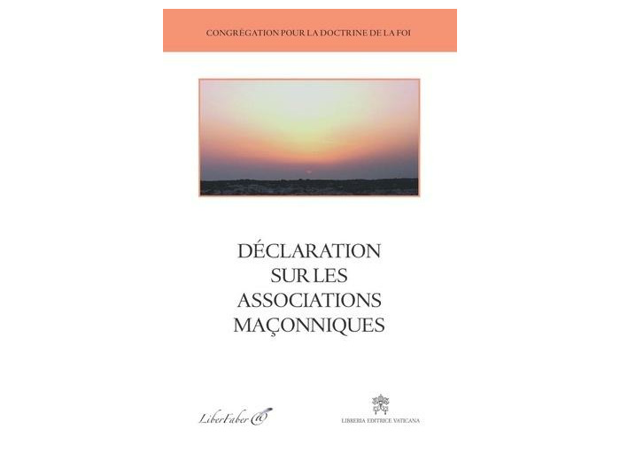 Déclaration sur les associations maçonniques