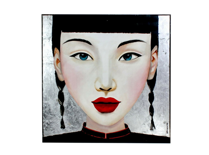 Peinture Ying multicolore 100x3x100cm