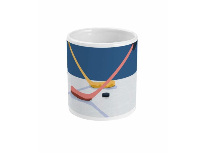 Tasse ou mug "Hockey ça glisse" - Personnalisable