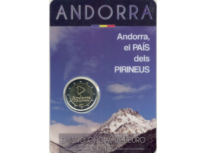 ANDORRE 2017 2 EURO EL PAIS DELS PIRINEUS BU