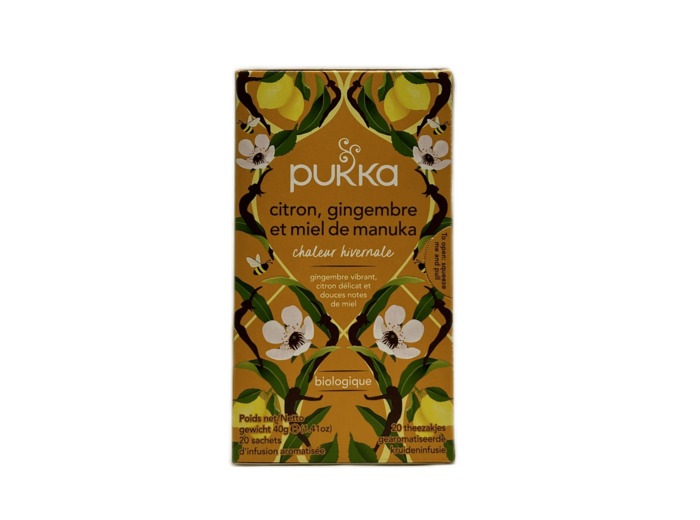Infusion Citron Gingembre Et Miel De Manuka Bio 40g