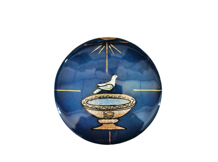 Baptistère de Ravenne D8,3cm - EMAUX DU LIBAN