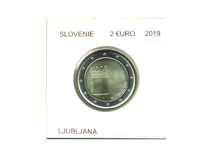 SLOVENIE 2019 2 EURO COMMEMORATIVE LJUBLJANA SUP