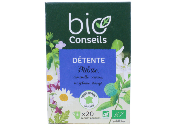 Infusion Détente Bio 20 Sachets