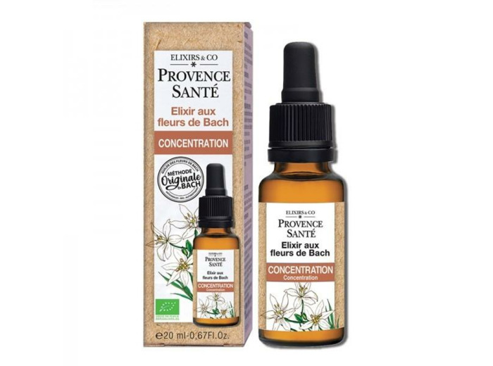Concentration-Elixir fleurs de Bach-20ml-Elixir&Co