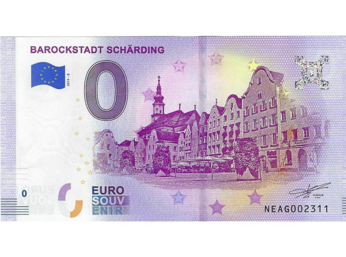 AUTRICHE 2019 -2 BAROCKSTADT SCHARDING BILLET SOUVENIR 0 EURO TOURISTIQUE NEUF