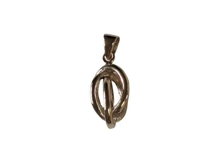 Pendentif en Argent 925 - NOEUD FORCAT 20mm