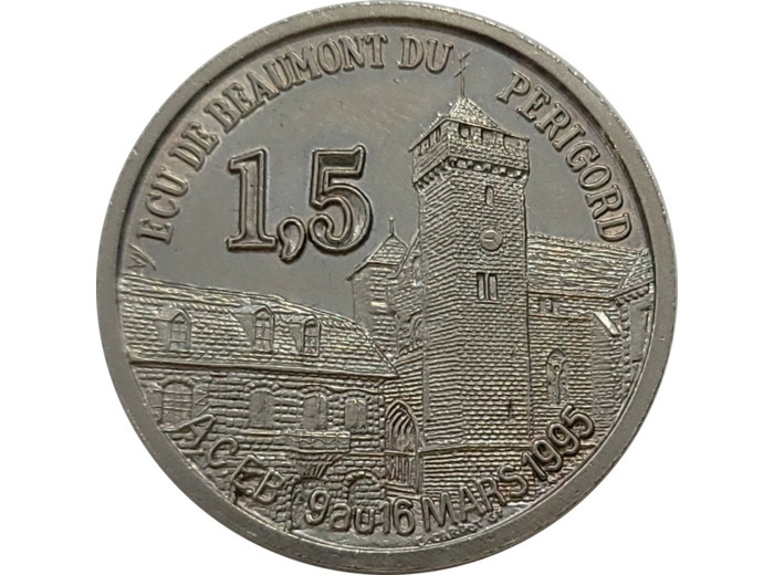 EURO TEMPORAIRE 1.5 ECU DE BEAUMONT DU PERIGORD 1995 SUP