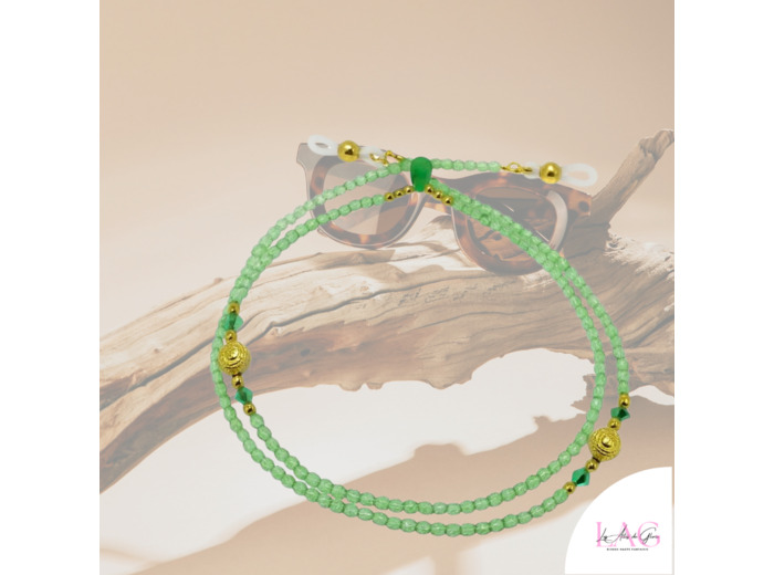 CHAÎNE DE LUNETTES GREEN VIBES