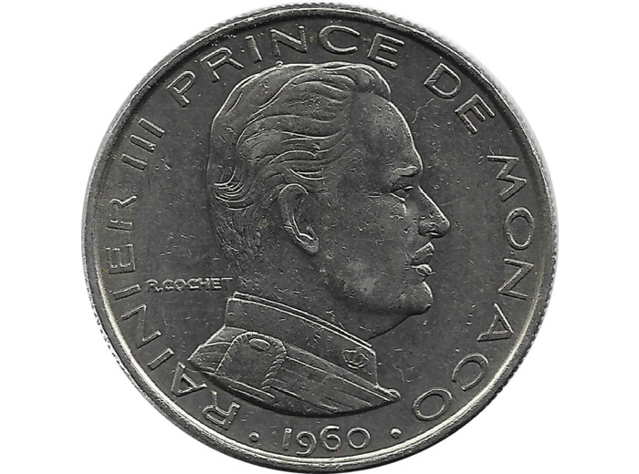 MONACO 1 FRANC 1960 TTB
