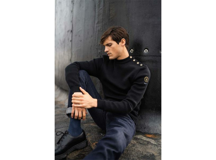 Pull marin uni "Compas"