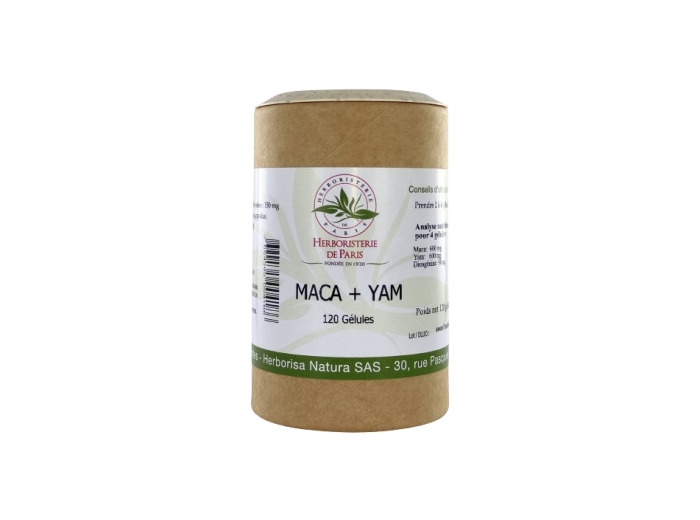 Maca + Yam 120 gélules