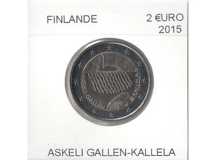 FINLANDE 2015 2 EURO COMMEMORATIVE ASKELI GALLEN KALLELA