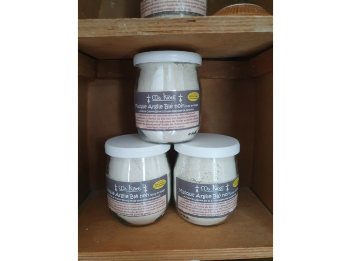 MASQUE ARGILE ET BLE NOIR