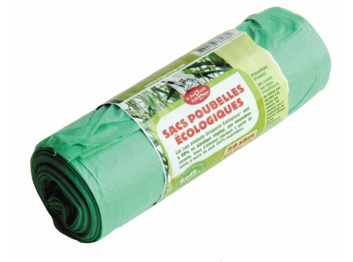 SACS POUBELLE ECOLOGIQUES 50L (20) La Droguerie Ecologique