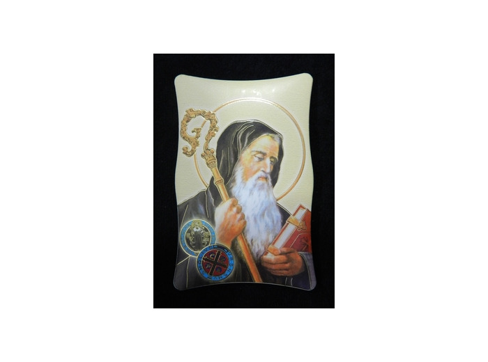 Plaque à poser en résine 10x7cm- ST BENOIT