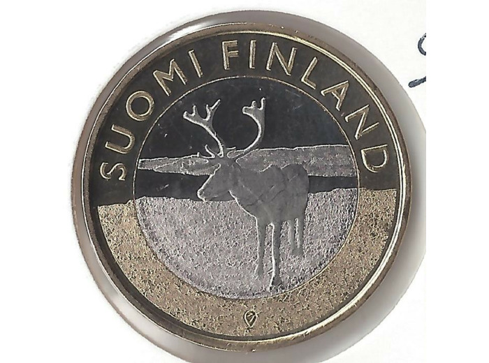 FINLANDE 2015 5 EURO CERF SUP