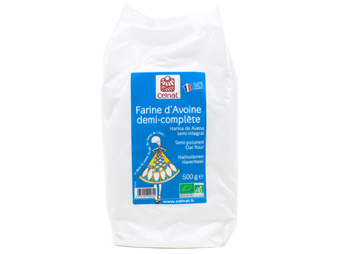 Farine d'Avoine Demi-complète Bio 500g