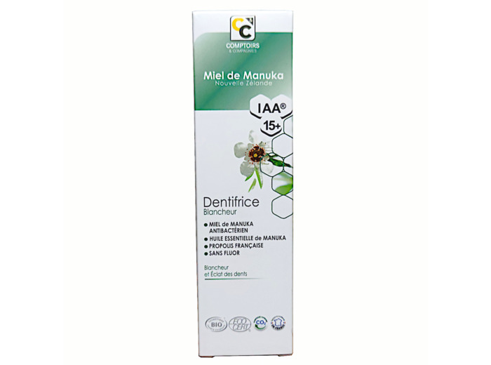 Dentifrice Blancheur Miel Manuka 75ml Bio