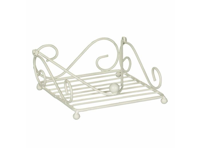 Porte-serviettes - blanc 18cm - Ambient Haus .