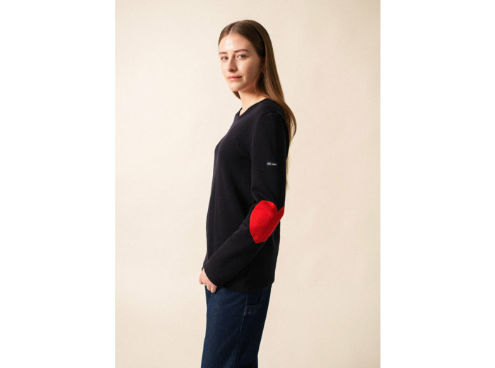 Pull Vaujany à coudière coeur