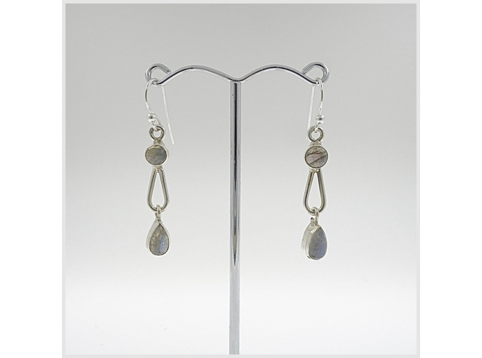 Boucles d'oreilles Labradorite