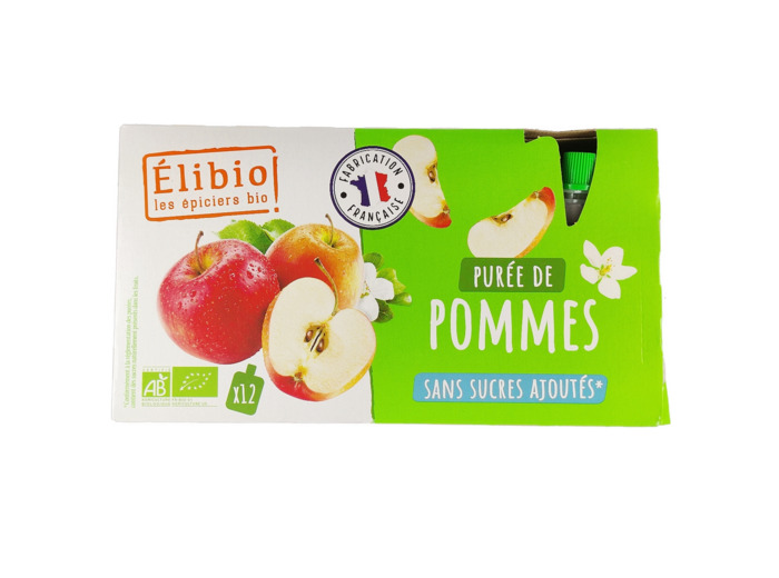 Purée de Pommes 12x90g Bio