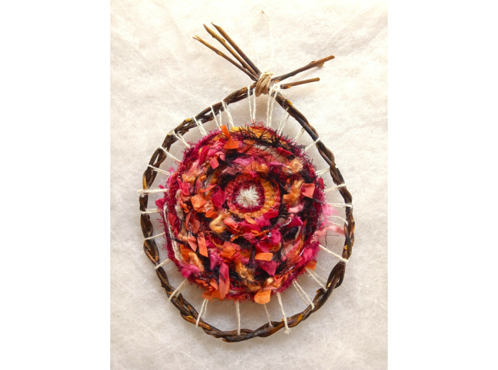 suspension décorative en saule