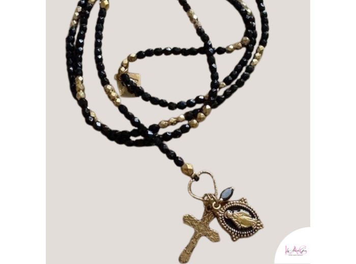 COLLIER CHAPELET LUX AETERNA