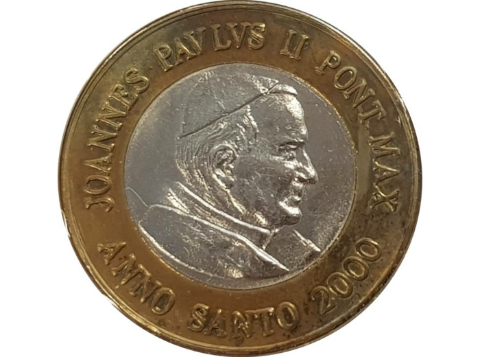 VATICAN 2000 1 EURO JEAN PAUL II ECCO L'EURO TTB