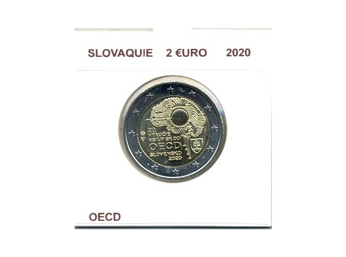 SLOVAQUIE 2020 2 EURO COMMEMORATIVE OECD SUP